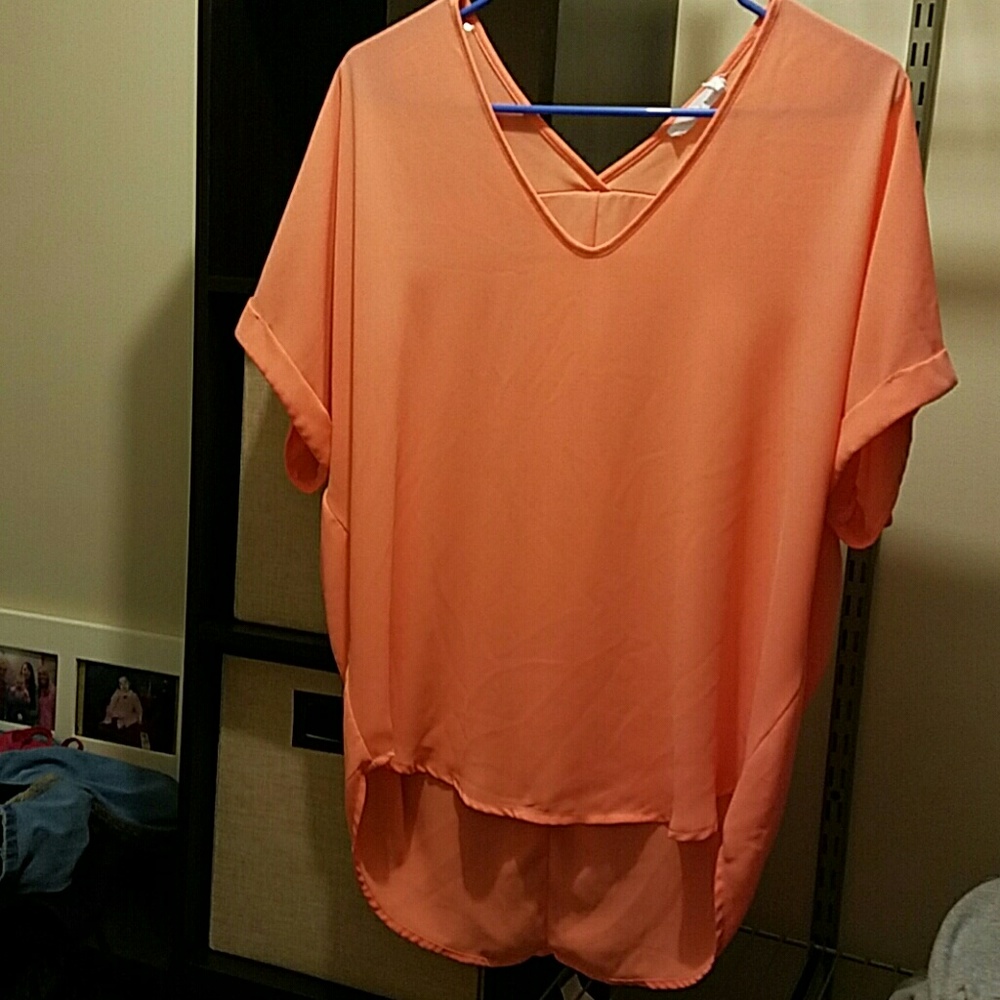 Lush orange shirt